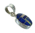 Sterling Silver Opal And Lapis Southwest Pendant YX70386